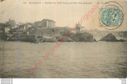 64.  BIARRITZ .   Entrée Du Port-Vieux Et Côte Des Basques . - Biarritz