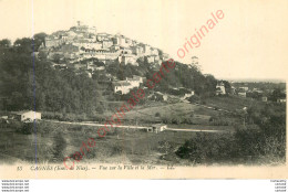 06.  CAGNES .  Vue Sur La Ville Et La Mer . - Cagnes-sur-Mer