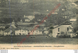 73.  SERRIERES .  Vue Générale .  Environs De RUFFIEUX .  - Otros & Sin Clasificación