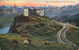 11741680 Rigi Kulm Hotel Rigibahn Sonnenaufgang Rigi Kulm - Autres & Non Classés