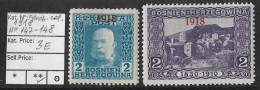 Bosnia-Herzegovina/Austria-Hungary, 1918 Year, SET No 147-148, (**) - Bosnie-Herzegovine