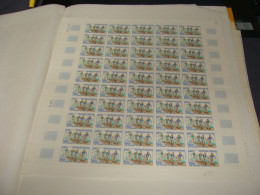 N° 1573 En Feuille  De 50 Timbres Entières Neuves - Feuilles Complètes