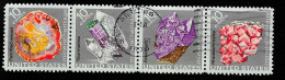 1974 Minerals Michel US 1145 - 1148 Stamp Number US 1540 - 1543 Yvert Et Tellier US 1025 - 1028 Used - Usados