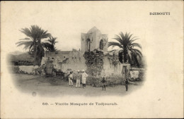 CPA Dschibuti Dschibuti, Alte Moschee Von Tadjourah - Autres & Non Classés