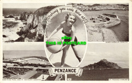 R608842 Wishing You Were Here At Penzance. Land End. Newlyn. Inner Harbour. St. - World