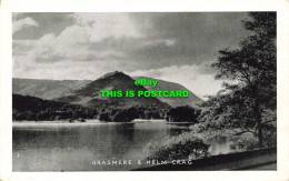 R608843 Grasmere And Helm Crag. Postcard. 1957 - World