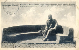 Militaria - Gardelegen (Saxe) - Maquette Du Monument élevé Par Les Prisonniers Aux Morts En Captivité -poirier Sculpteur - Guerre 1914-18