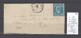 France - Lettre  PC Du GC 1818 - Hyeres - Var - 1864 - Posta Ferroviaria