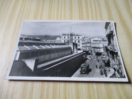 CPA Bône (Algérie).Le Marché Couvert Et La Rue Bugeaud - Carte Animée. - Annaba (Bône)