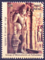 India 2020 MNH, UNESCO, Pattadakal, Temples, Architecture, Monument - UNESCO