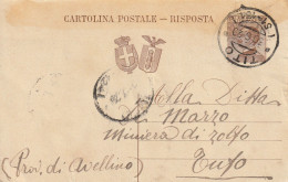 Italy. A209. Tito . 1929. Annullo Frazionario (51 - 131) Su Cartolina Postale Per Tufo - Storia Postale