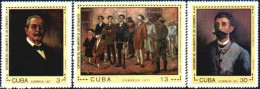 Cuba 1971 MNH 3v, Execution Of Medical Students In Havana, Medicine, Health - Other & Unclassified