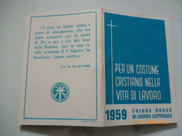 Tessera "UNIONE DONNE DI AZIONE CATTOLICA 1959" - Membership Cards