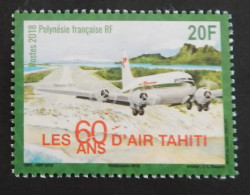 POLYNESIE FRANCAISE  YT 1177 NEUF**MNH "LES 60 ANS D'AIR HAITI" ANNÉE 2018 - Nuevos