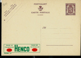 Publibel Neuve N° 911 ( Pour Le Trempage HENCO ) - Werbepostkarten