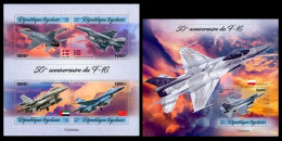 Togo  2023 50th Anniversary Of The F-16. (302) OFFICIAL ISSUE - Aviones