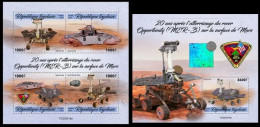 Togo  2023 20 Years After The Opportunity Rover (MER-B) Landed On The Surface Of Mars. (314) OFFICIAL ISSUE - Afrique