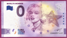 0-Euro KHAA 2021-1 MARILYN MONROE - Privatentwürfe