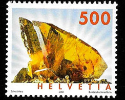 2002 Minerals   Michel CH 1809IA Stamp Number CH 1131 Yvert Et Tellier CH 1733 Stanley Gibbons CH 1525 Xx MNH - Ongebruikt