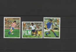 Paraguay 1985 Football Soccer World Cup Set Of 3 MNH - 1986 – México