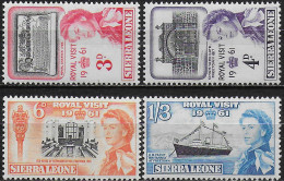 1961 Sierra Leone Coronation 4v. MNH SG N. 236/39 - Other & Unclassified