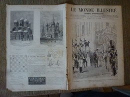 Le Monde Illustré Juin 1883 Tsarevitch Nicolas Alexandrovitch Couronnement Du Tsar Impératrice - Revues Anciennes - Avant 1900