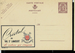 Publibel Neuve N° 912  ( CRISTAL Du VAL St Lambert  Le Cadeau Qui S'impose) - Werbepostkarten