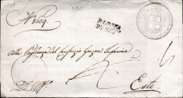 B51 - LETTERA PREFILATELICA DA PADOVA A ESTE 1840 - 1. ...-1850 Prefilatelia