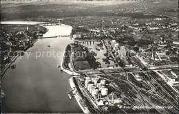 11738982 Basel BS Fliegeraufnahme Kleinhueninger-Rheinhafen Basel BS - Andere & Zonder Classificatie