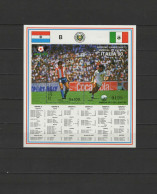 Paraguay 1987 Football Soccer World Cup S/s With "B" Number MNH - 1986 – México