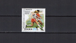 Poland 1986 Football Soccer World Cup Stamp MNH - 1986 – Mexico