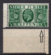 UK,GB, United Kingdom, MNH, 1935, Michel 189 Z, Watermark Inverted, George V, Silver Jubilee - Ongebruikt