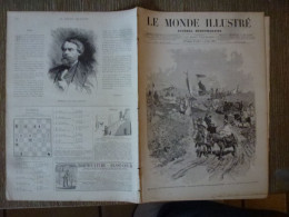 Le Monde Illustré Mai 1883 Fêtes Du Mariage Du Duc De Gênes Bois De Boulogne Restaurant De Madrid  Laponie Rabot - Tijdschriften - Voor 1900