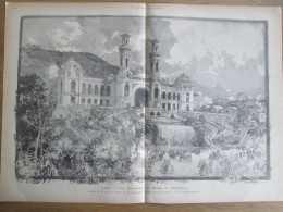 1884  VILLE DE NICE 06000 VUE D ENSEMBLE DE L EXPOSITION  GRANDE GRAVURE - Unclassified