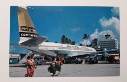 Continental Airlines B 707, Airline Issued Card - 1946-....: Ere Moderne