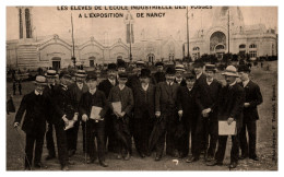 Les élèves De L'Ecole Industrielle Des Vosges à L'Exposition De Nancy (Testart éditeur Epinal) - Liste Du Bureau Au Dos - Le Thillot