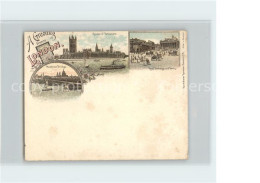 11738156 London Blackfriare Bridge Parliament Litho - Other & Unclassified