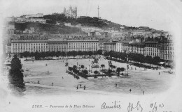 LYON - Panorama De La Place Bellecour - Autres & Non Classés