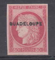 Guadeloupe N° 13 Neuf ** Certificat - Unused Stamps