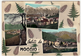 SALUTI DA MOGGIO - LECCO - 1957 - VEDUTE - Lecco