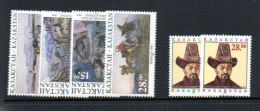 KAZAKHSTAN - 1993-  PAINTINGS &  DAULETKEREI COMPOSERS SETS  MINT NEVER HINGED , SG £22.70 - Kasachstan