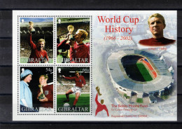 GRANDE BRETAGNE    Timbres Neufs ** De 2002  ( Ref 4929 )  Sport - Football- Coupe Du Monde - Blocchi & Foglietti