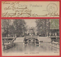 AA986  21 CACHET FACTEUR BOITIER   FIXIN COTE D'OR SUR CARTE POSTALE DE DIJON - Sonstige & Ohne Zuordnung