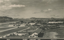 Real Photo Nandi Airport Fiji  Four Engine Airplane On Tarmac - Fidji