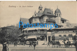 228129 GERMANY HAMBURG STREET PAULI FÄHRHAUS POSTAL POSTCARD - Otros & Sin Clasificación