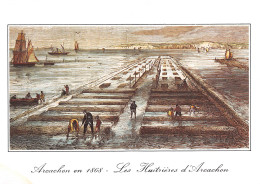 ARCACHON En 1868 Les Huitrières  1 (scan Recto Verso)MG2801 - Arcachon