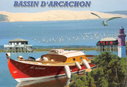 33 ARCACHON Arcachonnais Et Cabanes Tchanquées Vue Panoramique 23 (scan Recto Verso)MG2801 - Arcachon