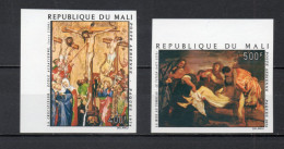 MALI  PA  N° 214 + 215   NON DENTELES    NEUFS SANS CHARNIERE  COTE ? €   PAQUES PEINTRE TABLEAUX ART - Malí (1959-...)