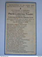 Doodsprentje Paula Ludovica Truyen Kessel 1935-1936 Baby Kindje Van Ludovicus En Maria Josepha Torfs - Devotion Images