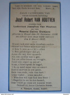 Doodsprentje Jozef Robert Van Houtven Kessel 1936-1937 Baby Kindje Van Ludovicus Josephus En Rosalia Celina Dieltjens - Andachtsbilder